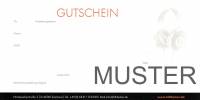 Geschenk Gutschein Muster Rückseite